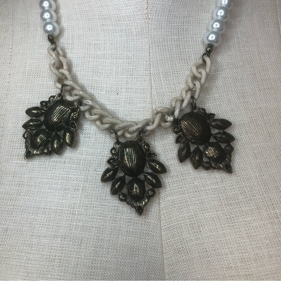 Vintage mixed jewelry necklace pendant pearl - Picture 4 of 4